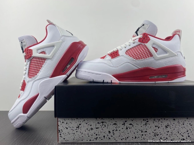 Official Maikesneakers Alternate 89 308497-106 Retro Jordan Air 4 0630